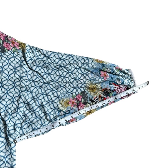 Blink London Anthropologie Floral Design Kimono Open Duster OS - Picture 5 of 7